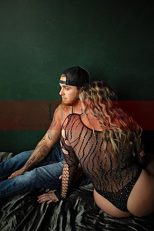 Intimate Kansas City Couples Boudoir | Luxury Studio Photography