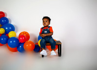 Anime First Birthday Cake Smash Photography in Kansas City