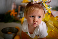 Kansas City Lemon-Themed Cake Smash Photography | Heather Sears Photography