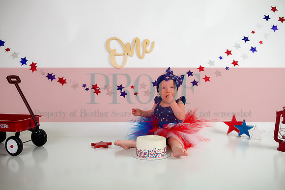 Kansas City Cake Smash Photographer | Custom Sets & First Birthday Portraits