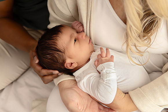 KC Newborn Photographer | Studio Lifestyle Newborn Photography