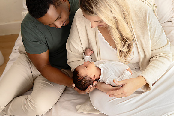 KC Newborn Photographer | Studio Lifestyle Newborn Photography
