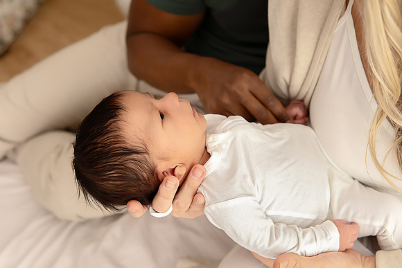 KC Newborn Photographer | Studio Lifestyle Newborn Photography
