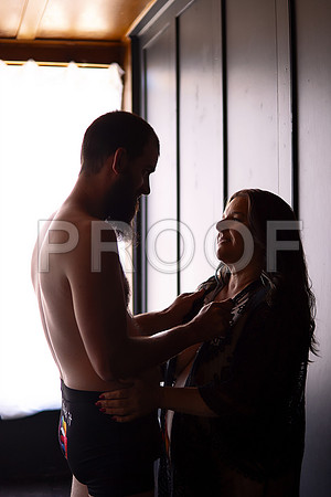 Intimate Kansas City Couples Boudoir | Luxury Studio Photography