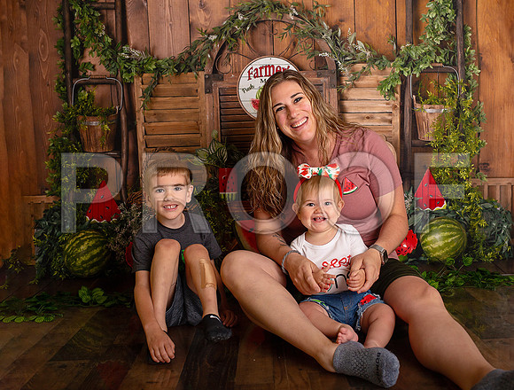 Kansas City Watermelon Cake Smash Photographer | First Birthday Portraits
