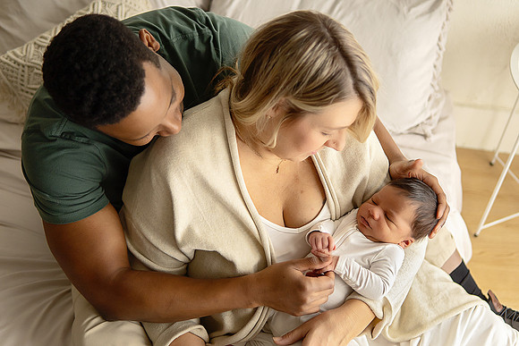 KC Newborn Photographer | Studio Lifestyle Newborn Photography