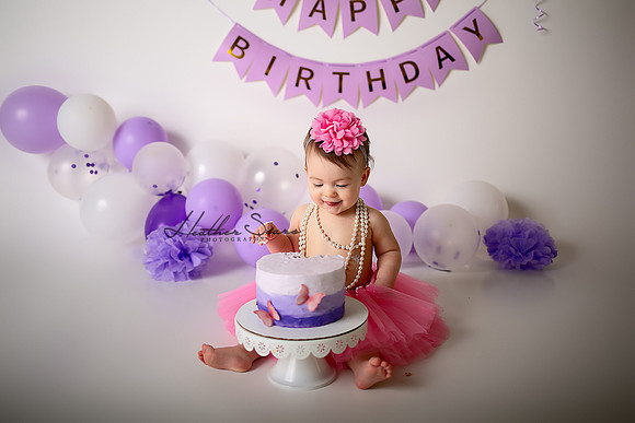 Kansas City Cake Smash Photographer - First Birthday Studio