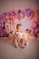 Kansas City Cake Smash Photographer | Butterfly Theme Portraits | Heather Sears Photography